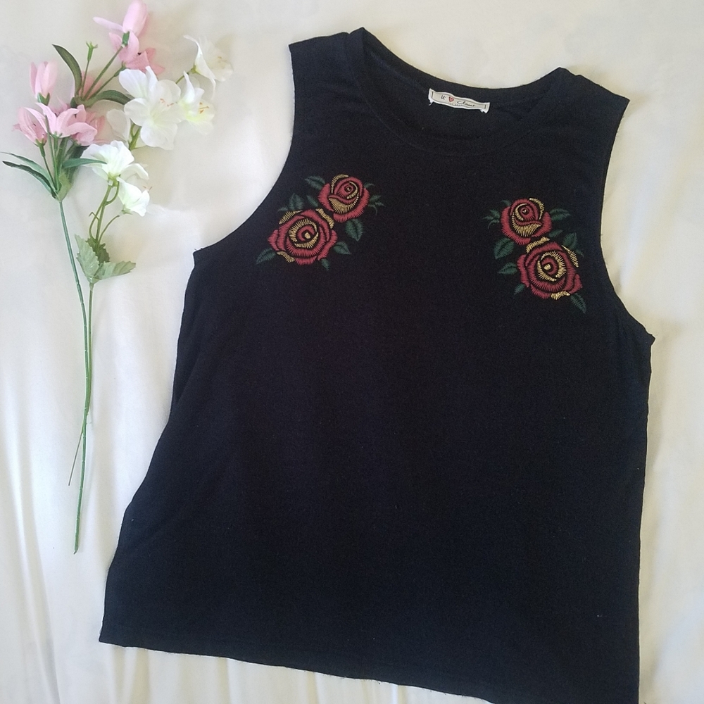 🌹Rose Muscle Tank